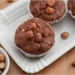 Muffins chocolat et noisette