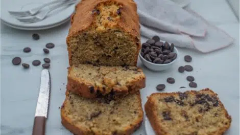 Cake Fondant aux Noix et Pépites de Chocolat