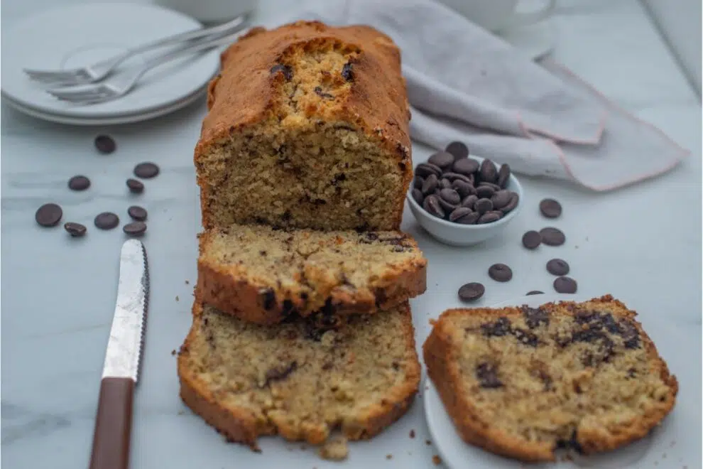 Cake Fondant aux Noix et Pépites de Chocolat