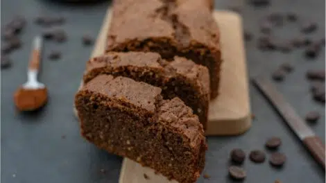 Cake au chocolat et aux amandes