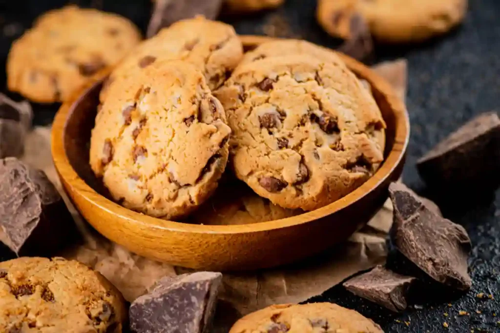 biscuits aux morceaux de chocolat