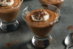 Dessert Mousse au Chocolat