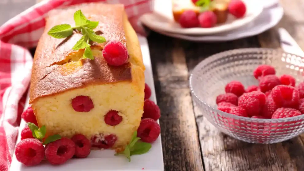 cake aux framboises