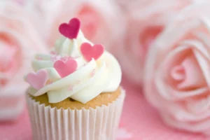 Cupcakes à la vanille avec glaçage