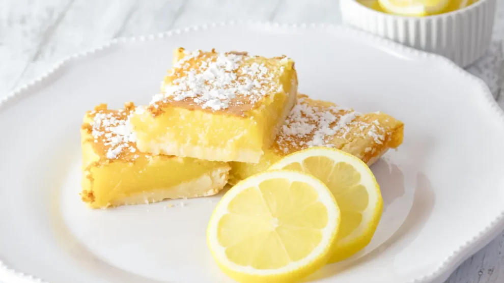 Carrés au Citron Maison